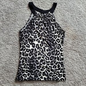 Leopard Halter Top